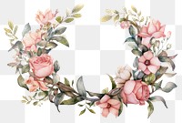 PNG Pattern flower wreath plant