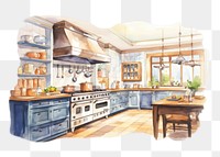 PNG Architecture furniture building kitchen. AI generated Image by rawpixel.