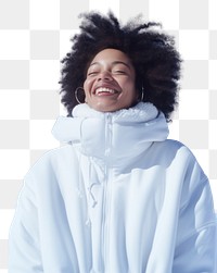 PNG Smile adult sweatshirt relaxation. AI generated Image by rawpixel.
