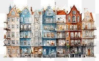 PNG Architecture building house city. AI generated Image by rawpixel.