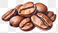 PNG Coffee food coffee beans chocolate. AI generated Image by rawpixel.
