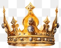 PNG Crown jewelry gold accessories. AI generated Image by rawpixel.