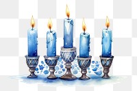 PNG Hanukkah candle spirituality illuminated. 