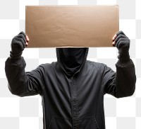 PNG Hood protection sweatshirt cardboard. 