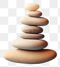 PNG Pebble simplicity zen-like balance. 