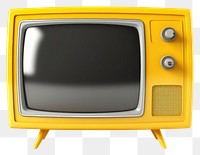 PNG Television screen yellow transparent background