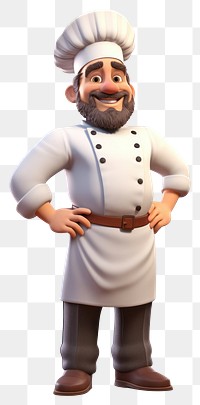 PNG Uniform cartoon chef vegetable. 