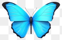 PNG Butterfly animal insect blue. AI generated Image by rawpixel.