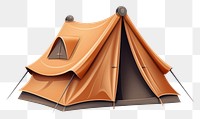 PNG Tent outdoors camping white background. AI generated Image by rawpixel.