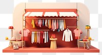 PNG Wardrobe boutique closet consumerism. 