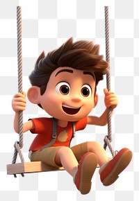 PNG Swing cartoon toy transparent background. 