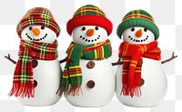 PNG Snowman winter white fun