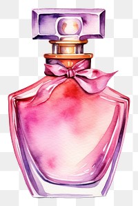 PNG Perfume bottle cosmetics creativity. AI generated Image by rawpixel.