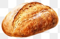 PNG Bread food viennoiserie sourdough. AI generated Image by rawpixel.
