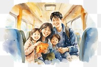 PNG Portrait travel family adult. AI generated Image by rawpixel.
