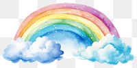 PNG Rainbow backgrounds nature cloud. 