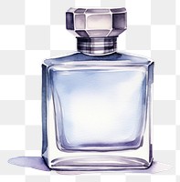 PNG Perfume bottle glass container. 