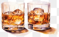 PNG Glass whiskey whisky drink. AI generated Image by rawpixel.