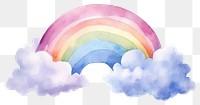 PNG Rainbow backgrounds nature cloud. 