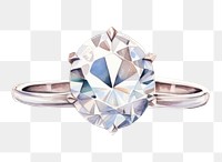 PNG Diamond ring gemstone jewelry. 