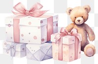 PNG Paper gift toy box