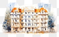 PNG Architecture building outdoors city. AI generated Image by rawpixel.