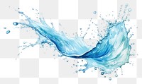 PNG Water splattered creativity splashing