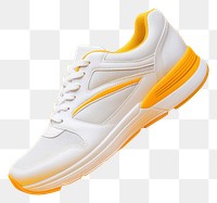 PNG Footwear sneaker yellow white. 