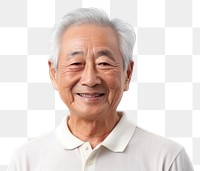 PNG Portrait smile white background grandparent. 