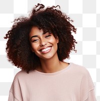 PNG Portrait laughing adult women. 