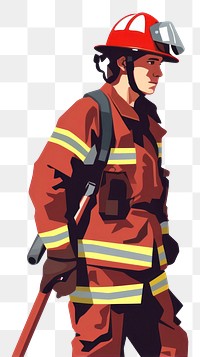 PNG Helmet adult white background firefighter. AI generated Image by rawpixel.