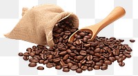 PNG Coffee sack coffee beans transparent background