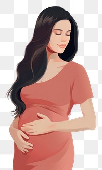 PNG Pregnant portrait dress adult. AI generated Image by rawpixel.