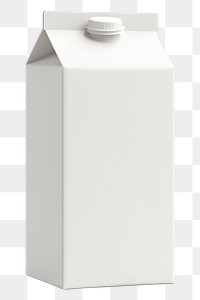 PNG Milk carton white box. 