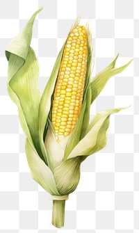 PNG Corn vegetable plant food. AI generated Image by rawpixel.