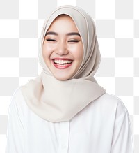 PNG Laughing smiling scarf adult. 