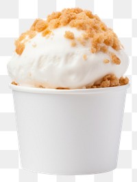 PNG Cream cup dessert food. AI generated Image by rawpixel.