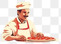 PNG Pizza chef working adult. AI generated Image by rawpixel.