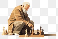 PNG Chess adult game man. AI generated Image by rawpixel.