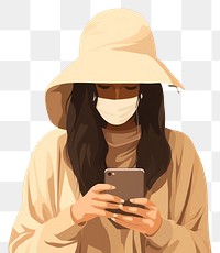 PNG Holding female adult phone. AI generated Image by rawpixel.