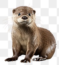 PNG Wildlife animal mammal otter. 