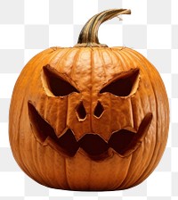 PNG Halloween pumpkin face anthropomorphic. 