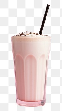 PNG Milkshake smoothie drink refreshment transparent background