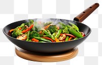 PNG Wok vegetable freshness transparent background