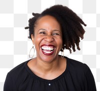 PNG Portrait laughing adult smile. 