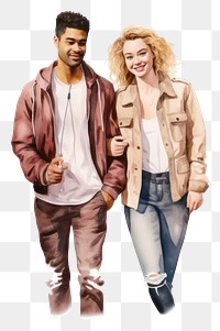 PNG Portrait jacket smile adult. AI generated Image by rawpixel.
