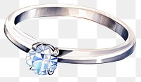 PNG Diamond ring platinum gemstone. AI generated Image by rawpixel.