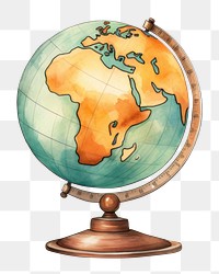 PNG Planet globe space topography. 