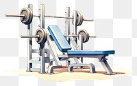 PNG Sports room gym weightlifting. AI generated Image by rawpixel.