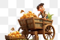 PNG Plant cart food farm. AI generated Image by rawpixel.